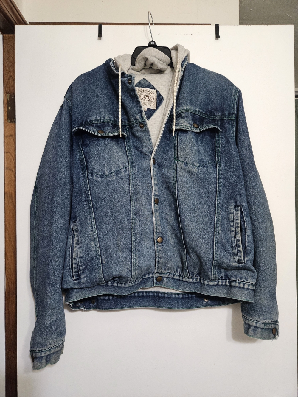 Vintage 90s Saugatuck Dry Goods Denim Blue Jean Jacket